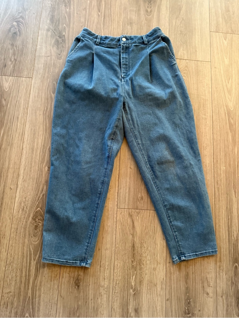 Relaxed Fit Barrel Women's Simon’s Icone Blue Denim Jeans